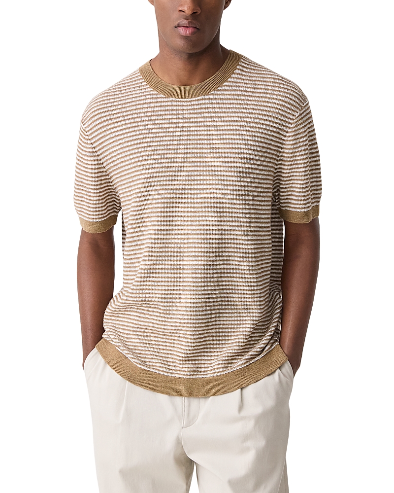 Theory Neo Pacific Linen Stripe T-Shirt