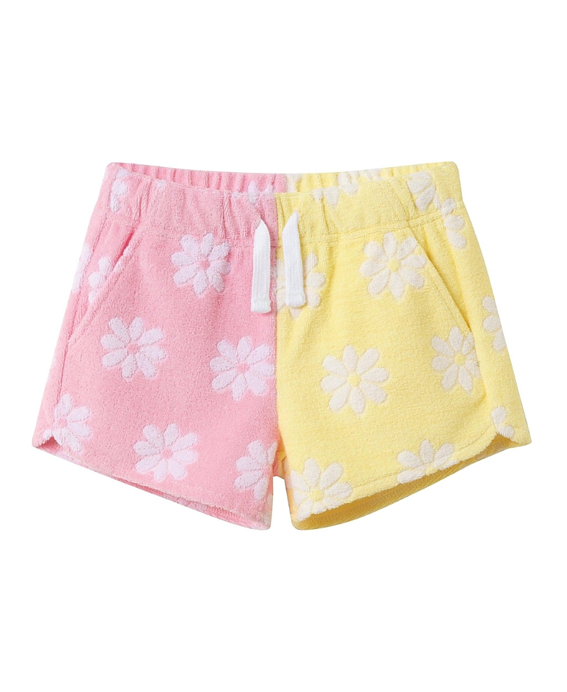 Andy & Evan Girls' Colorblocked Terry Short - Little Kid