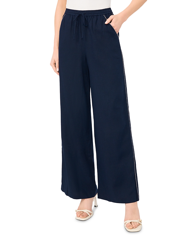 CeCe Drawstring Whipstitched Pants