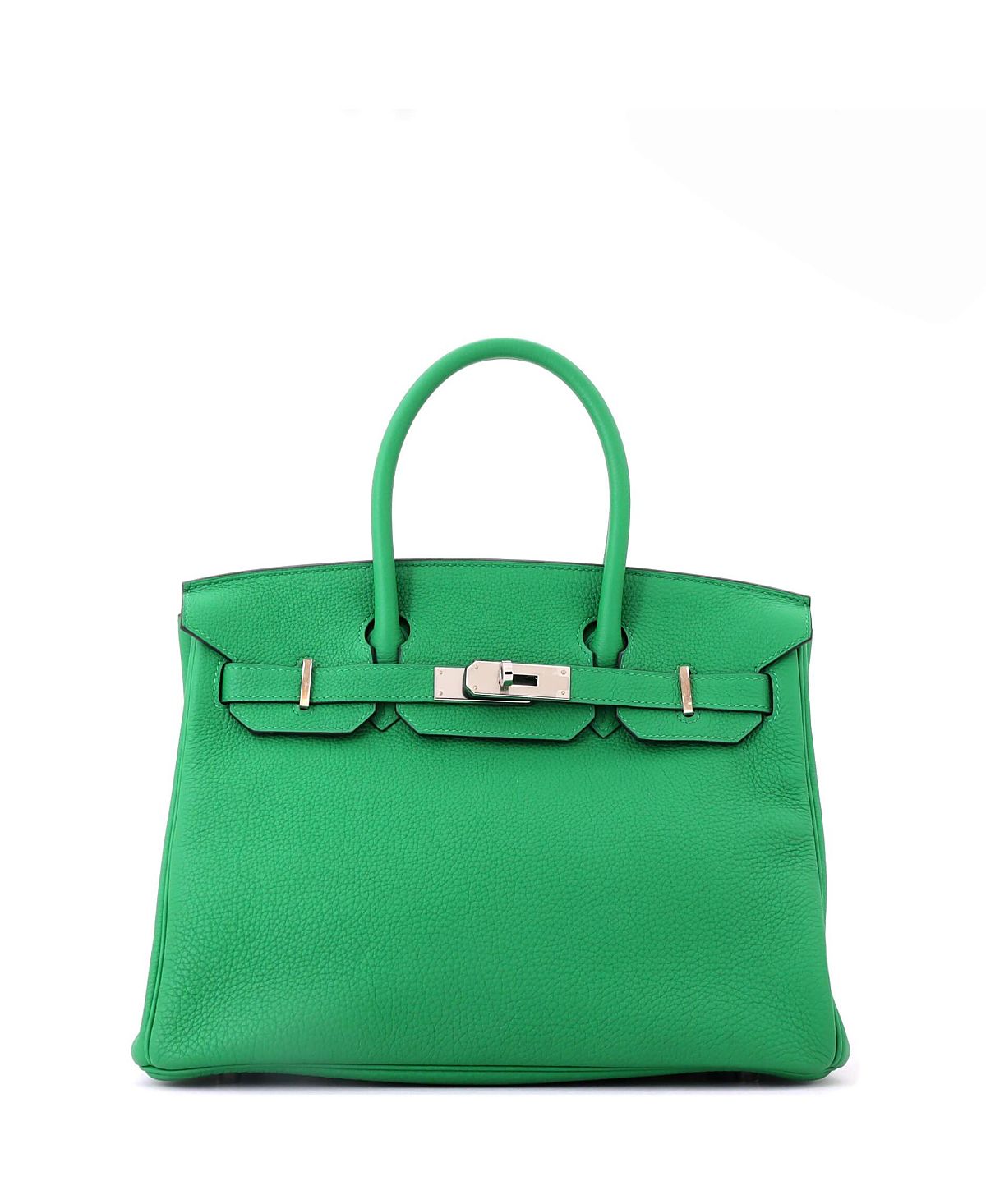 Pre-Owned HERMES Birkin 30 Handbag Verso Togo with Palladium Hardware