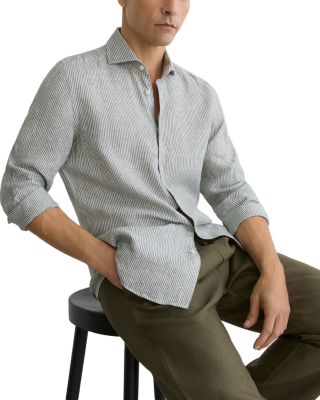 Ruban Long Sleeve Linen Shirt