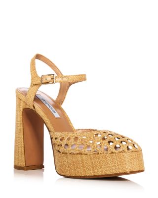 Women's Lexie Raffia Platform Pumps