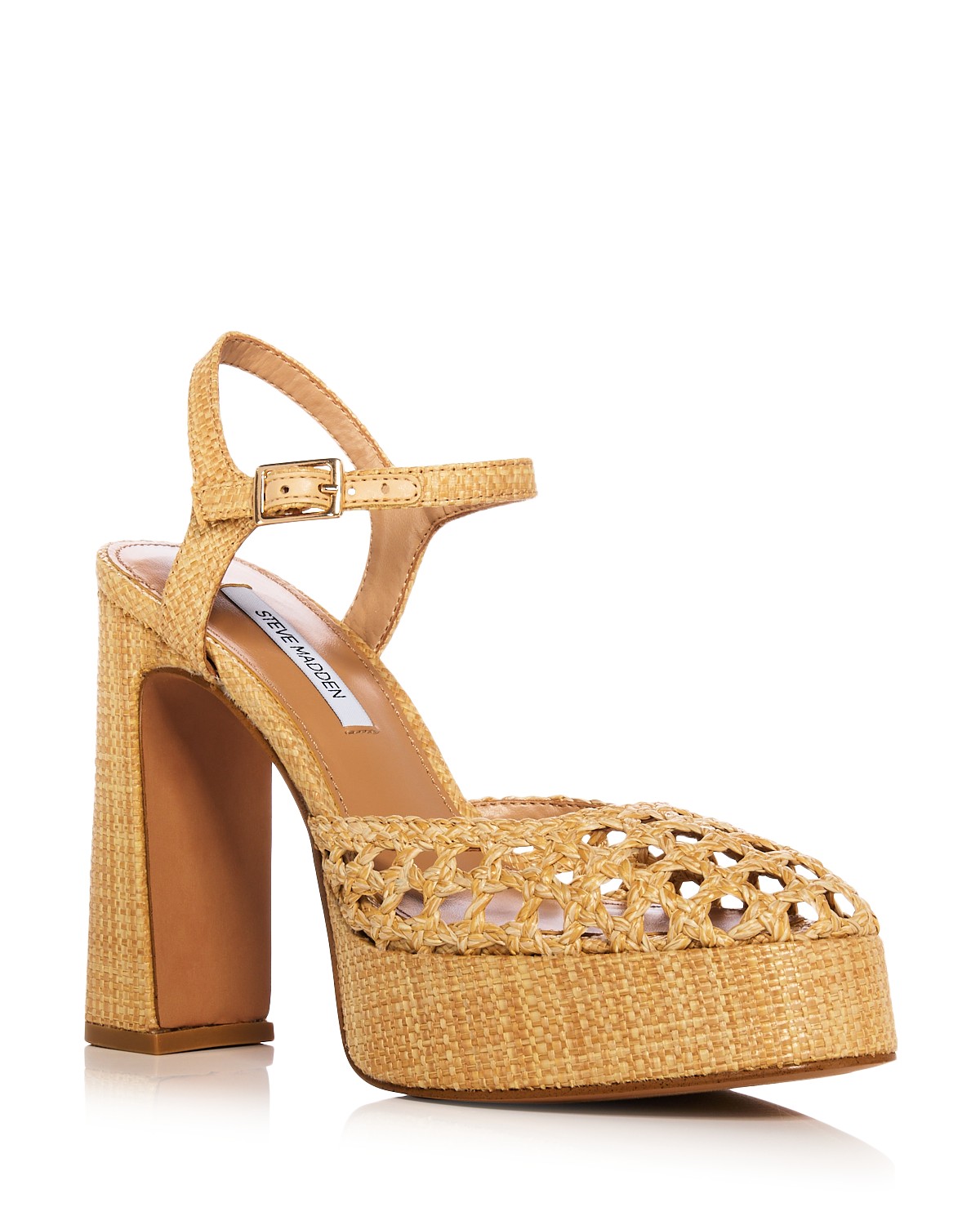 Steve Madden Lexie Raffia Platform Pumps