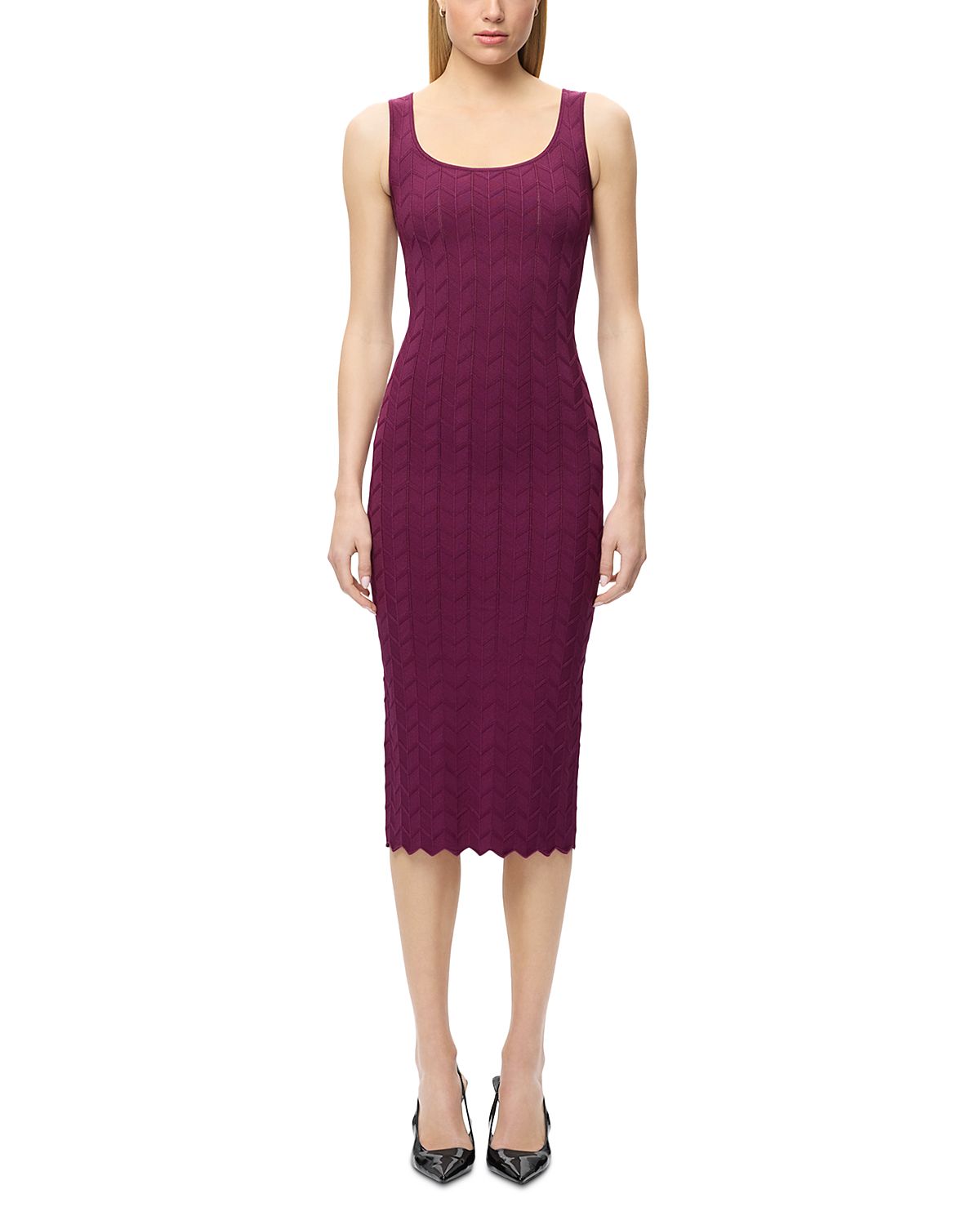 Herve Leger The Lennon Textured Dress