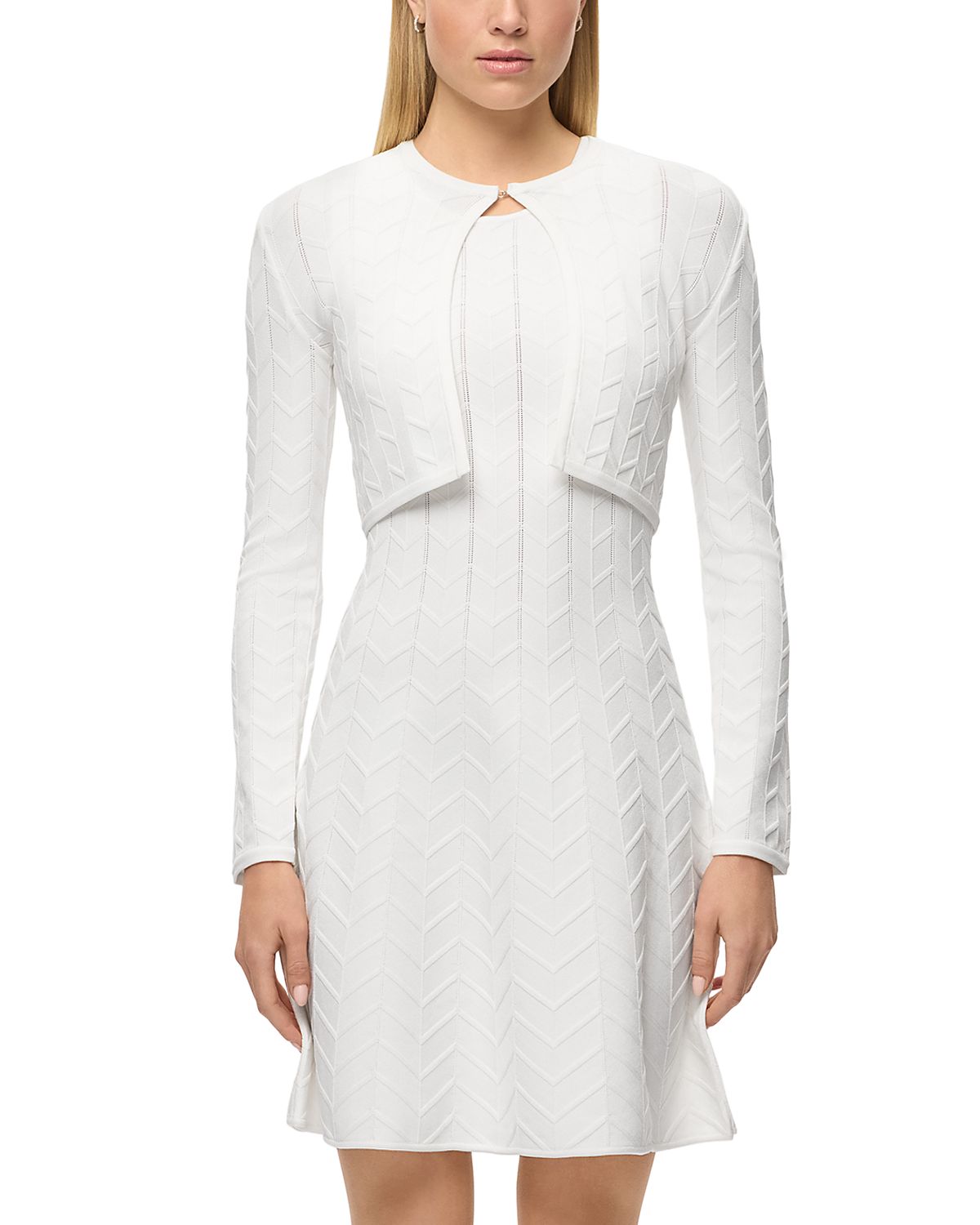 Herve Leger The Ellis Cropped Jacket