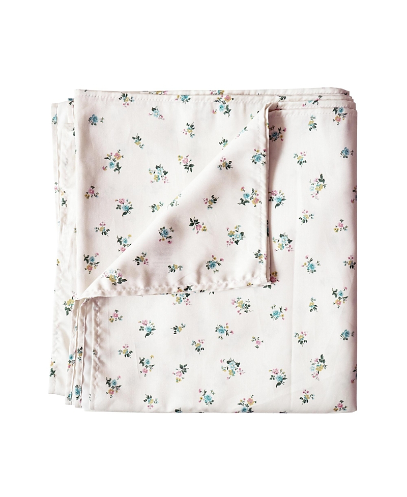 Coco & Wolf Liberty Fabric Regal Blossom Green Flat Top Sheet, Queen