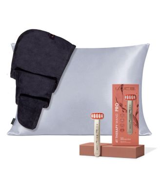  Radiant Revive Trio Bundle - 4T Therapy PRO Device, Satin Pillowcase & Head Wrap