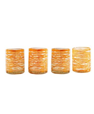  Handblown Glasses, Set of 4