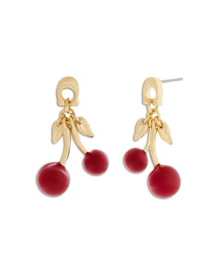 Signature C Cherry Drop Earrings
