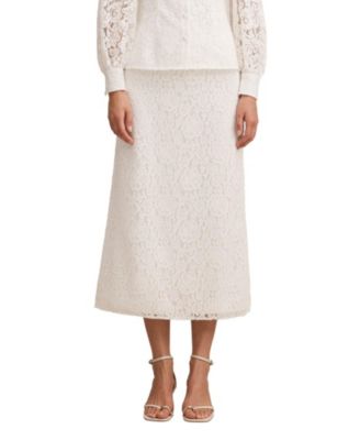  Women's Loretta Lace Midi Skirt