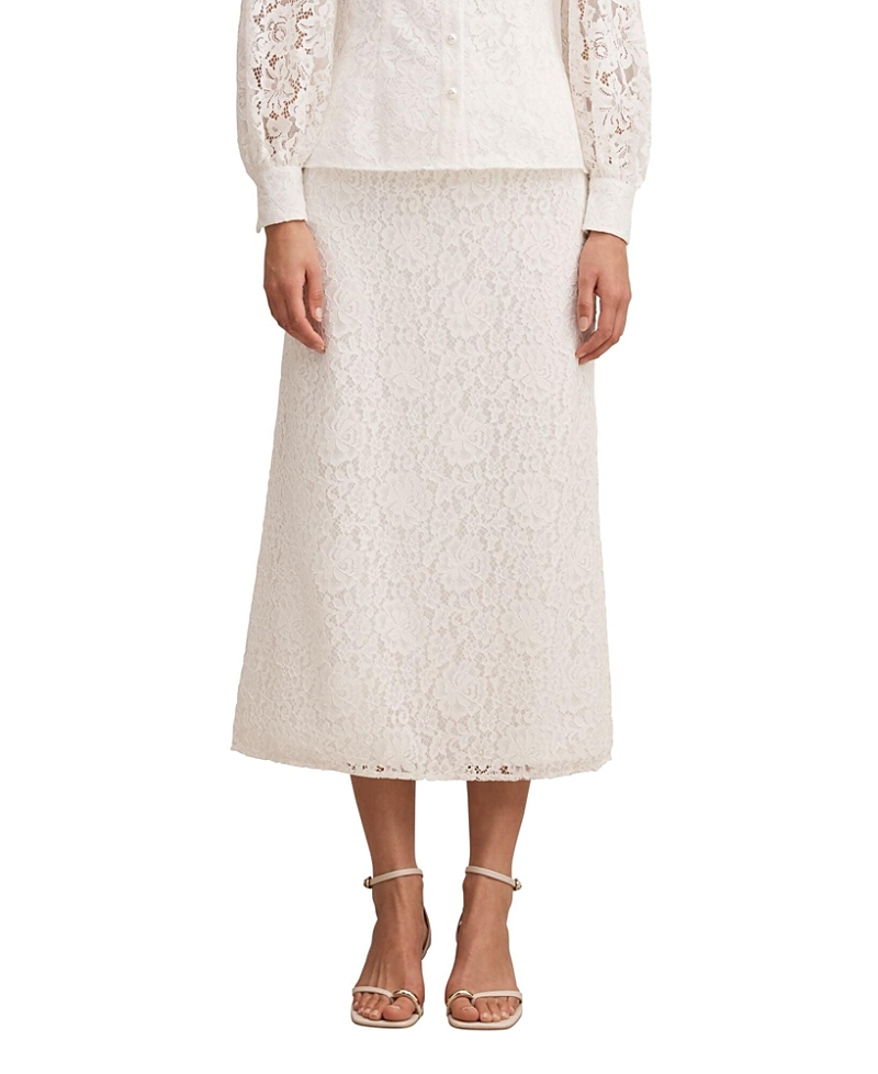 Ever New Women's Loretta Lace Midi Skirt