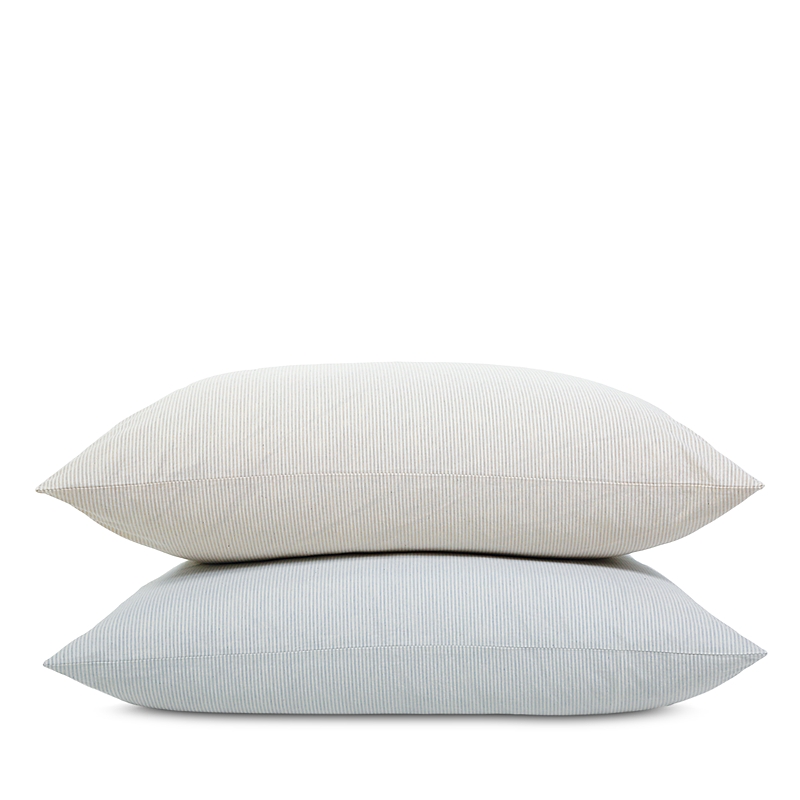 Pom Pom At Home Luke Cotton Striped Big Pillow, 28 x 36