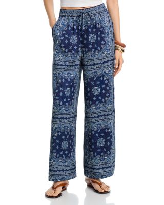 Bandana Wide Leg Pants - Exclusive