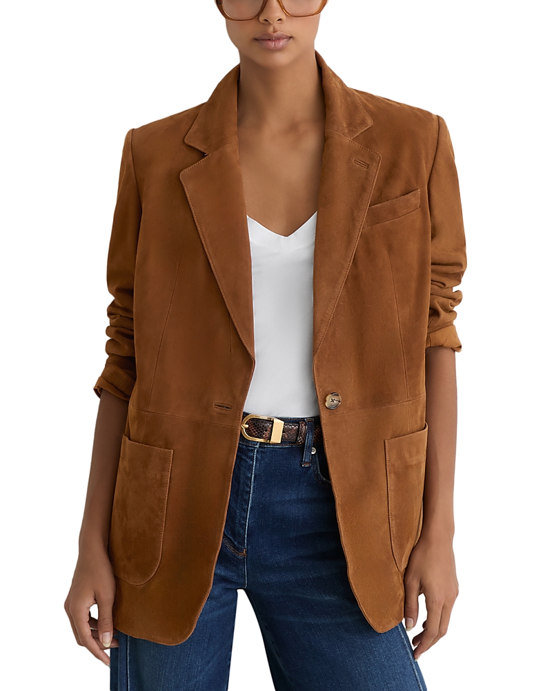 Reiss Cass Suede Blazer