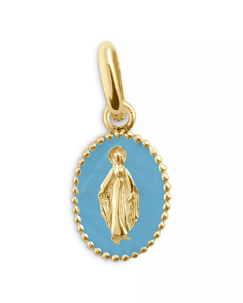 Gigi Clozeau 18K Yellow Gold Resin Madone Pendant