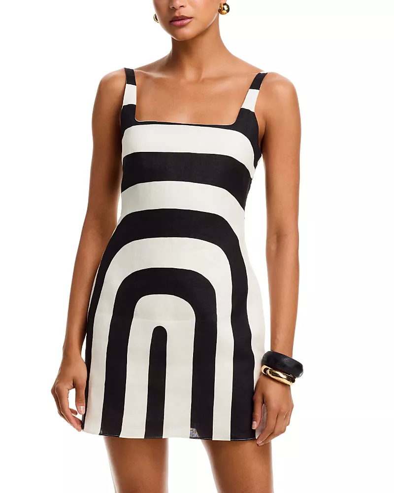 Cala de la Cruz Siela Linen Mini Dress