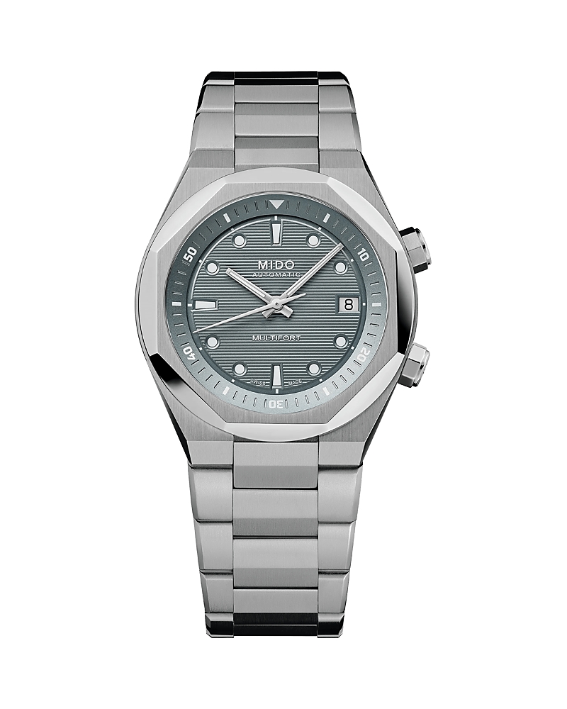 Mido Multifort 8 Two Crowns Watch, 40mm