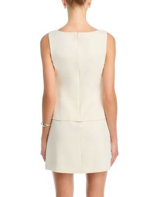 ivory wrap sweater dress Tie Front Wrap Mini Sweater Dress main image 1