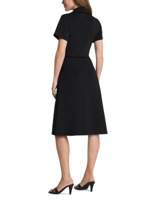 AirEssentials&reg; Collared Tie Waist Midi Dress - thumbnail 2