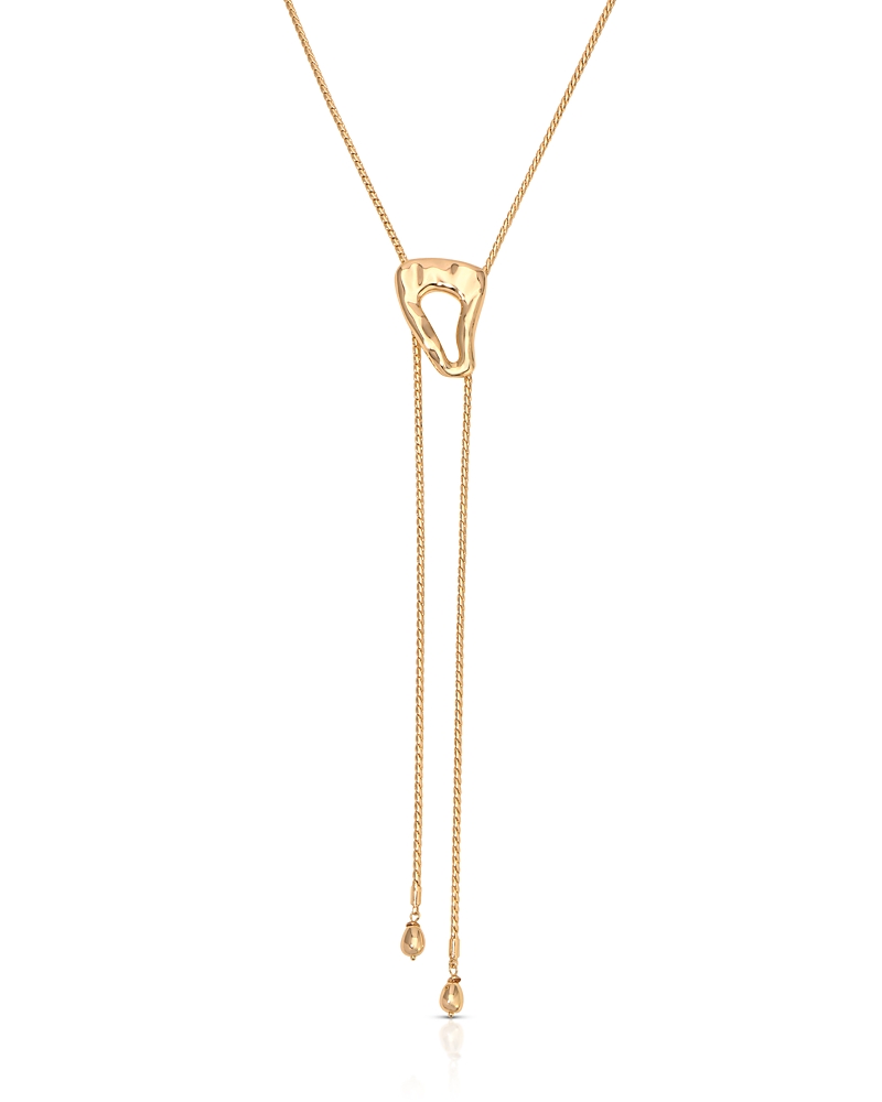 Ettika Molten Muse Bolo Necklace, 36