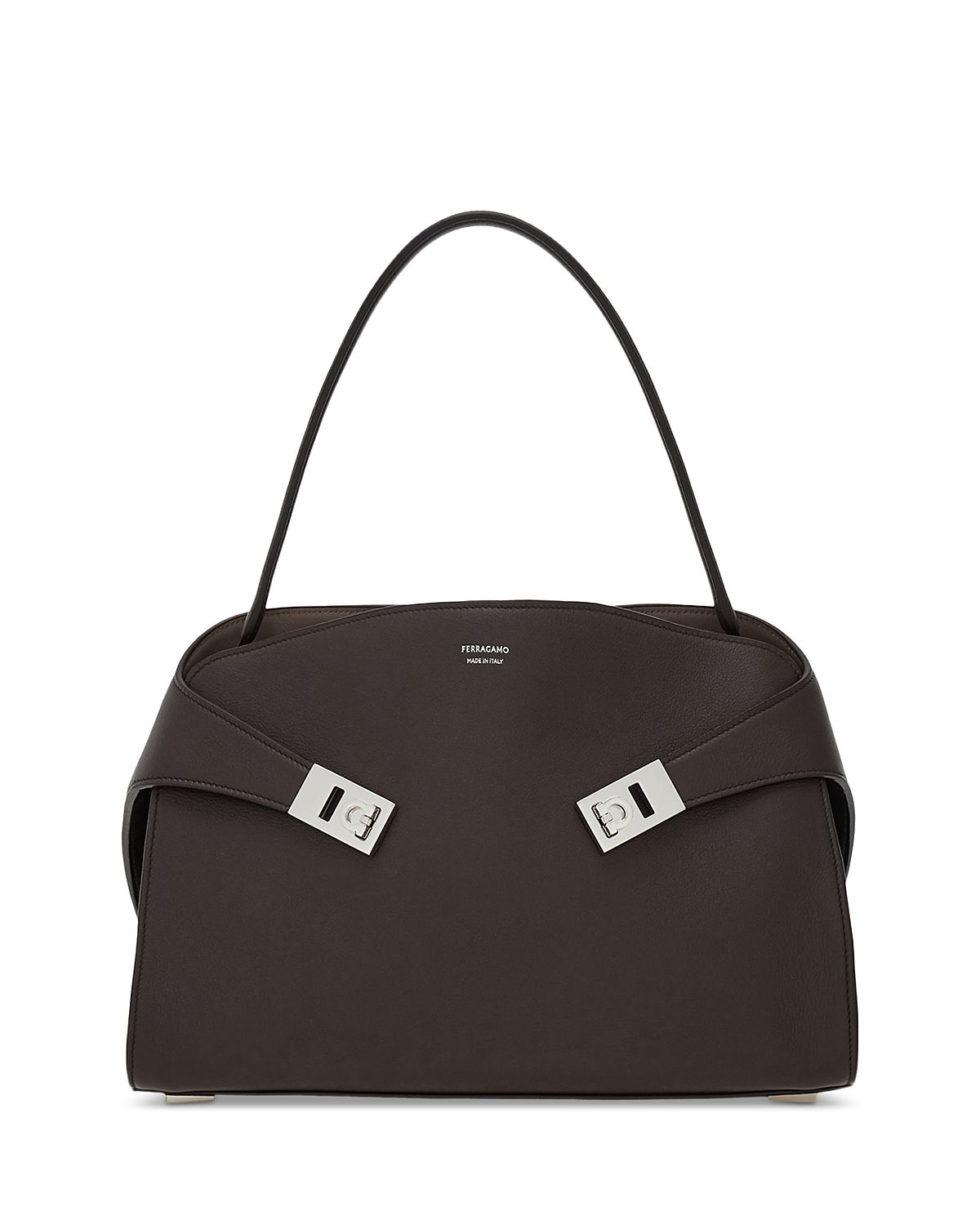 Ferragamo Hug Soft Leather Shoulder Bag