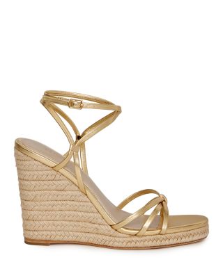 gold wedge dress shoes Gold Wedge Sandals for Weddings main image 1
