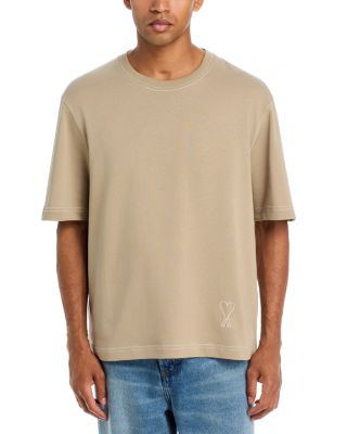 Topstitched Crewneck Tee