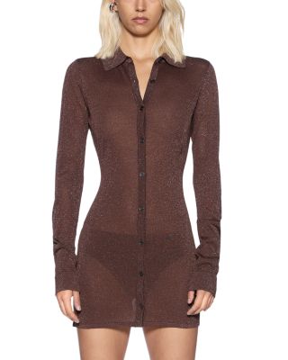 Devin Long Sleeve Shirt Dress