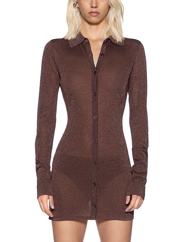 Ksubi Devin Long Sleeve Shirt Dress