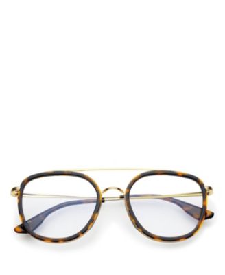 Unisex Round Weston Blue Light Reading Glasses, 50mm