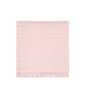 Unisex Check Wool Baby Blanket