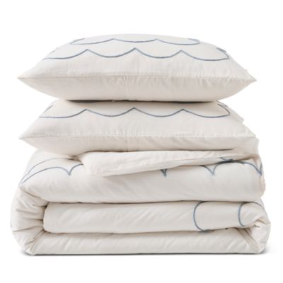 Daydream Scallop 3 Piece Bedding Set