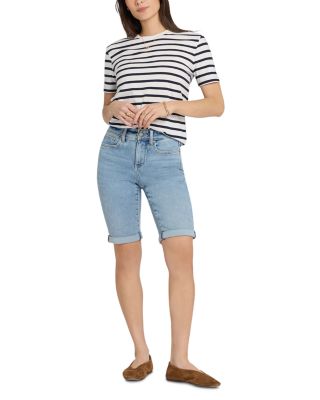 Briella Roll Cuff Denim Shorts