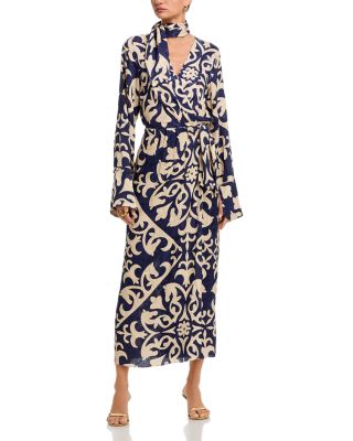 Unmooring Wrap Dress
