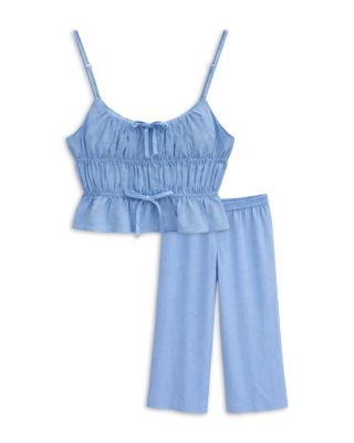 Girls' Spaghetti Strap Top & Wide Leg Pants - Big Kid