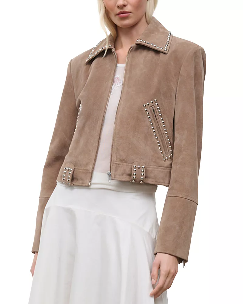Staud Suede Jacket