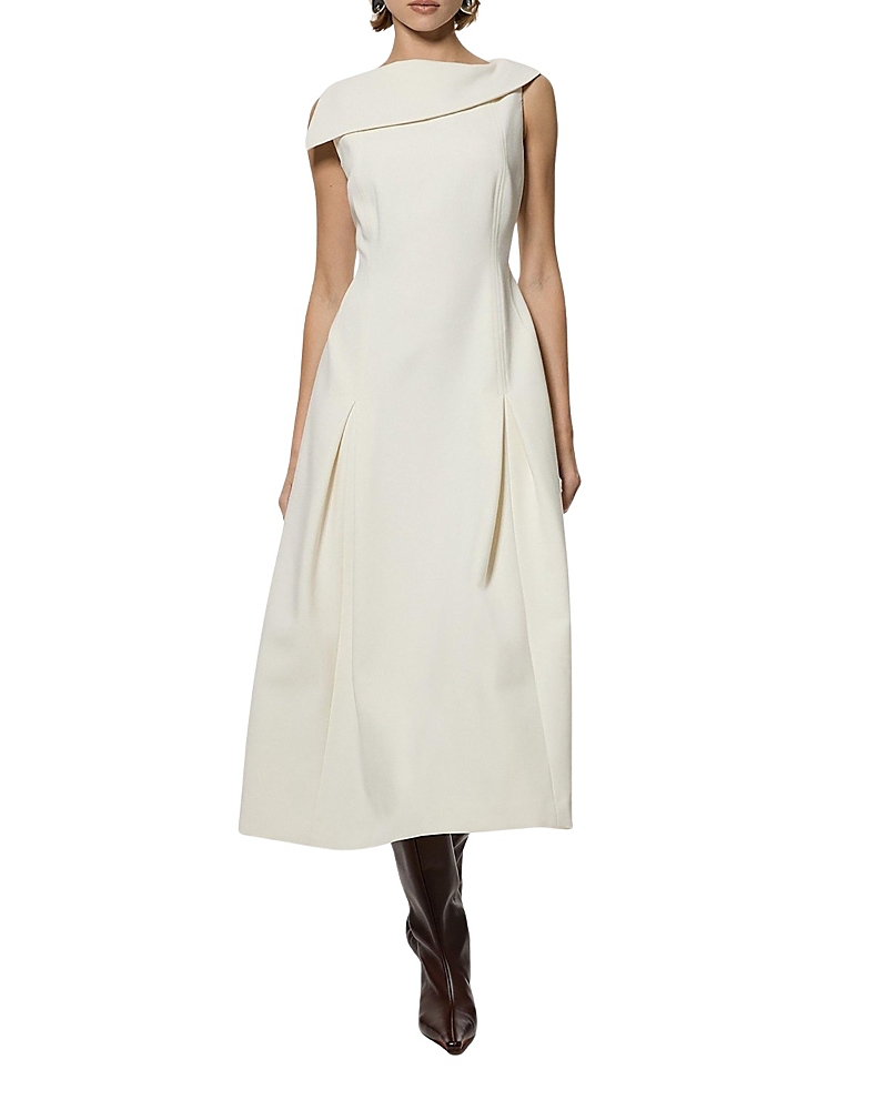 Karen Millen Asymmetric Neck Tailored Dress