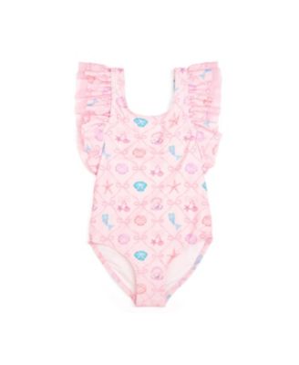 Girls' Mermaid Trellis Bathing Suit - Baby, Little Kid