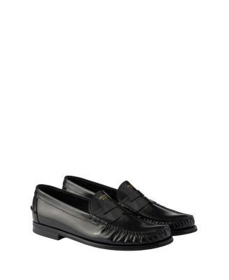  Men's Brushed Leather Loafers