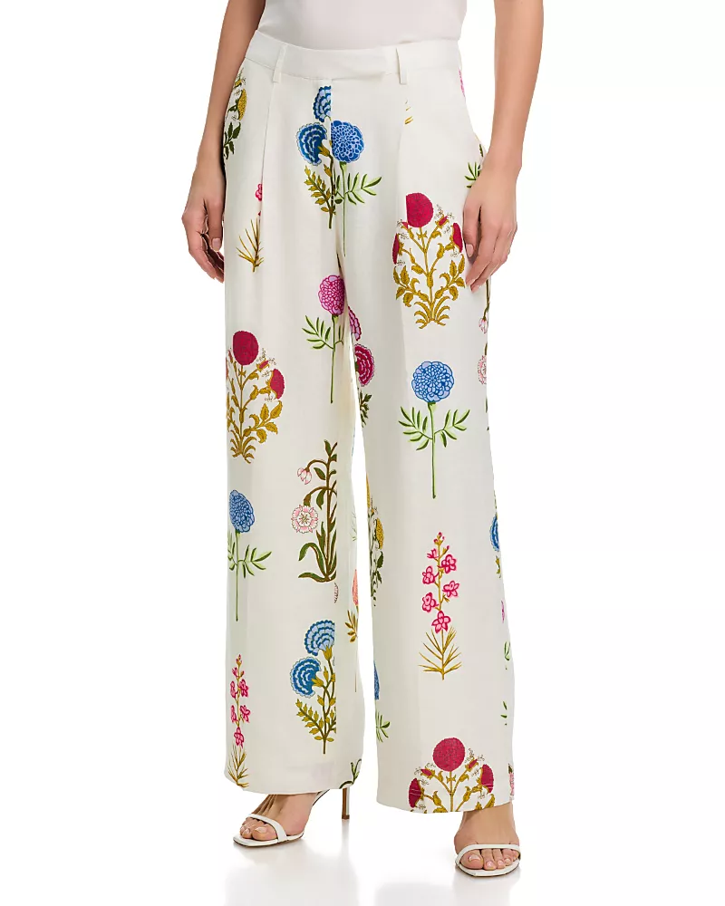 Elie Tahari The Amelia Embroidered Pants