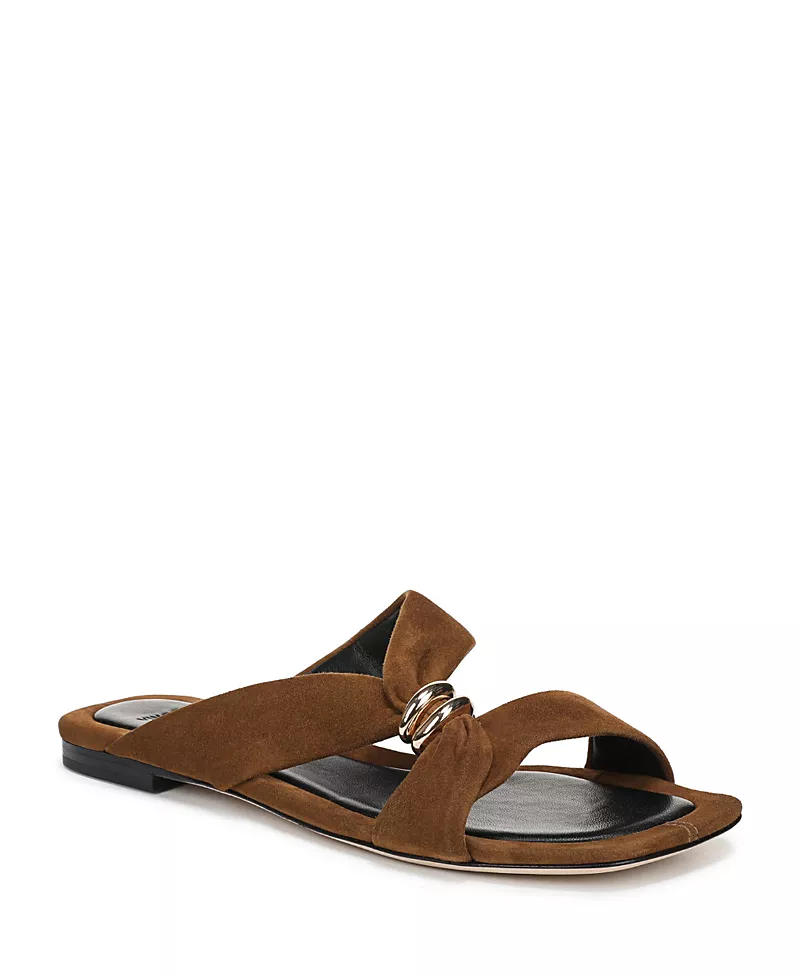 Vince Women's Vilma Leather Slide Sandals
