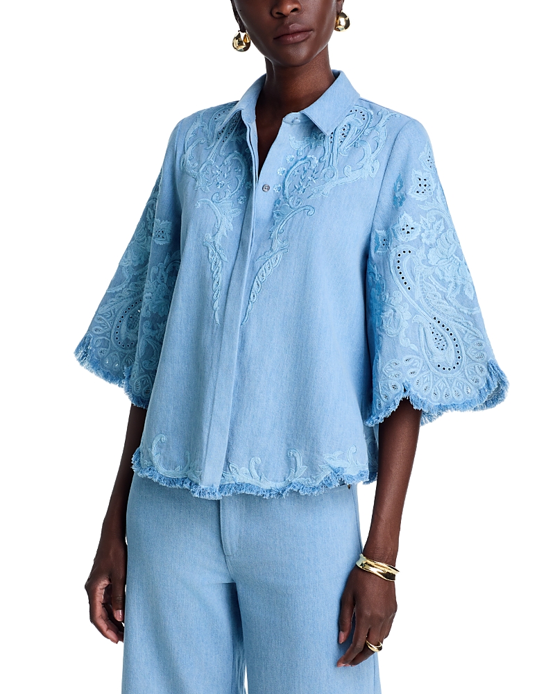 Kobi Halperin Hadley Embroidered Blouse