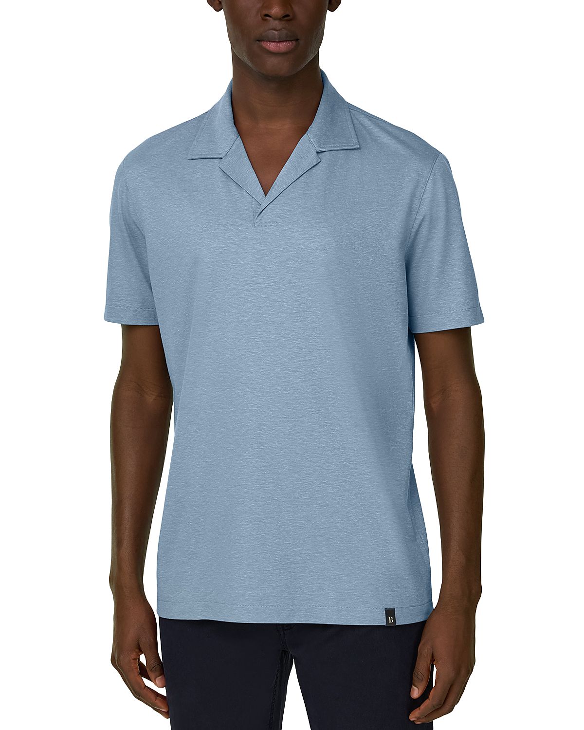 Boggi Milano Linen Blend Polo Shirt