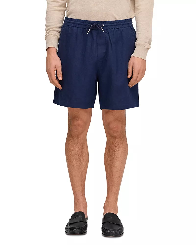 NN07 Gregor 1454 Relaxed Fit Linen Shorts