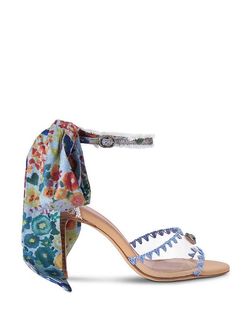 Kurt Geiger London Women's Vinyl Scarf Sandals