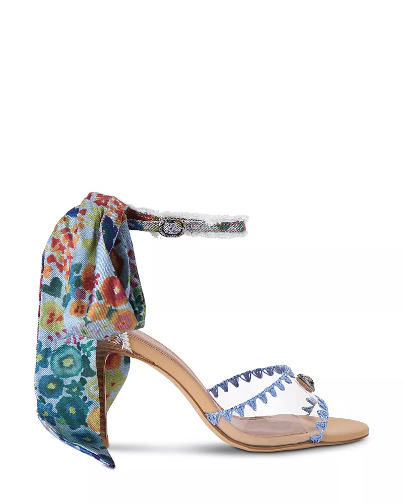Kurt Geiger London Women's Vinyl Scarf Sandals