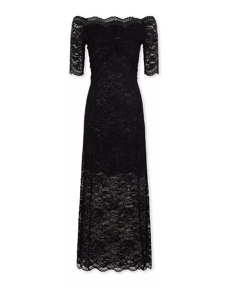 Rabanne Lace Off Shoulder Dress