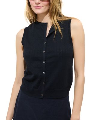 Odette Pointelle Sweater Tank