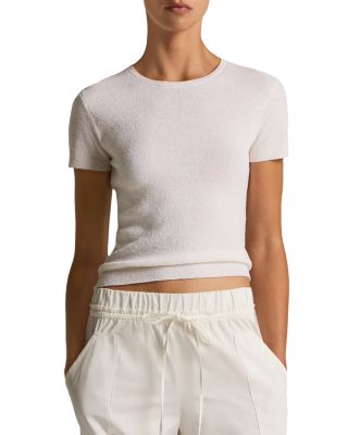 Vince Textured Crewneck Top