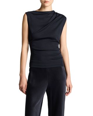 Sleeveless Drape Top
